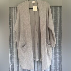 NWT gray slouchy cardigan